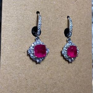 Bomb Party Pink Dangle Earrings